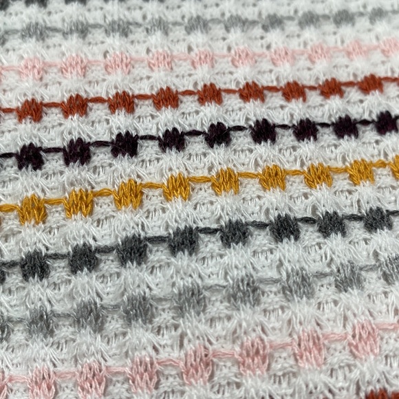 Staccato Hacci Mixed Media Top 💗 Pink White Multi - Picture 11 of 14